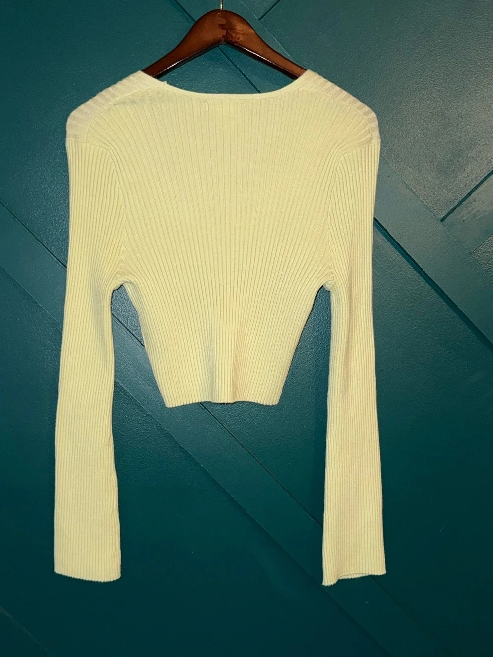 Sincerely Jules Pale Lime Ribbed Button Cardigan Soft girl aesthetic cottagecore